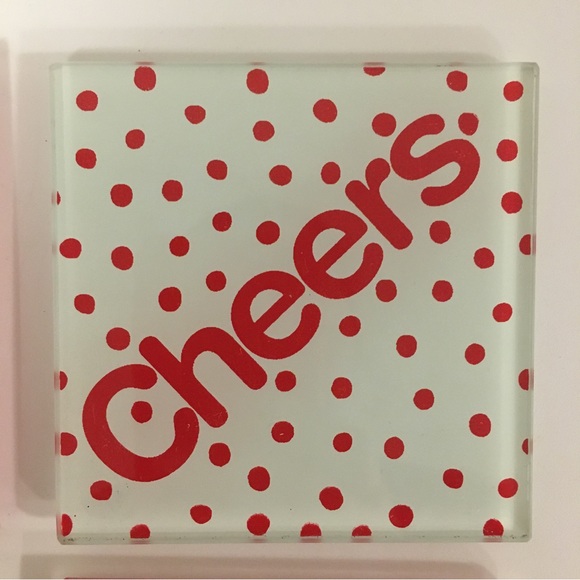 Glass Christmas Coasters - set of 4, Holiday, Unique Gift, Joy Cheers Jingle - Picture 14 of 14
